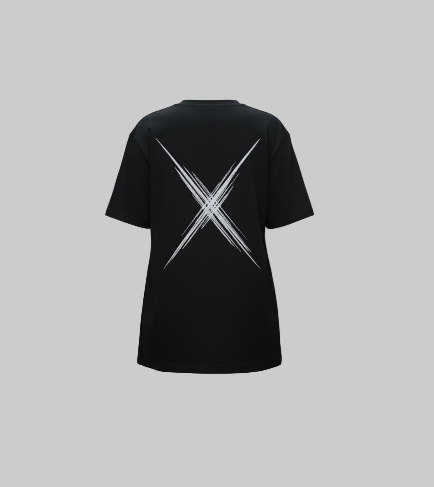 XTRME New York Street Oversized Black Tee
