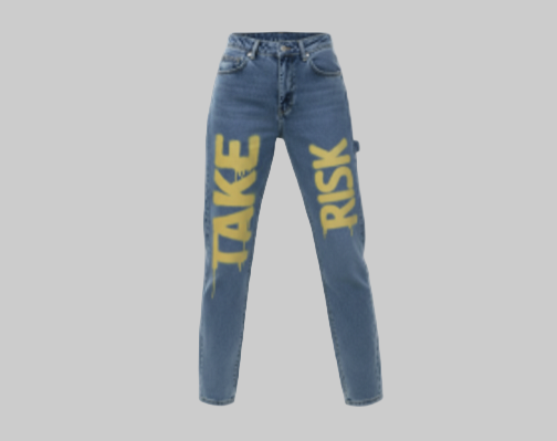 XTRME Light Blue Graffiti Denim — Women’s Jeans