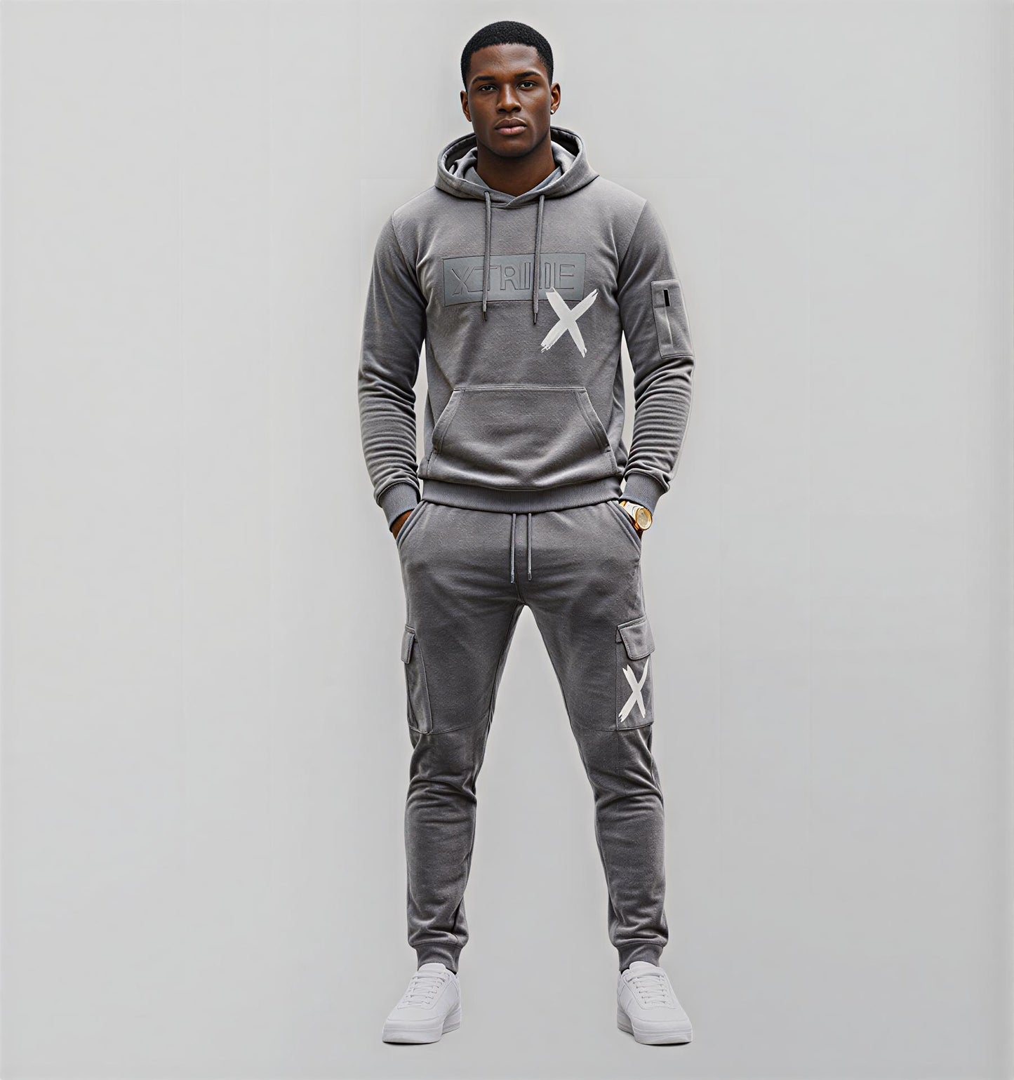 Velour Tracksuit – Dark Charcoal