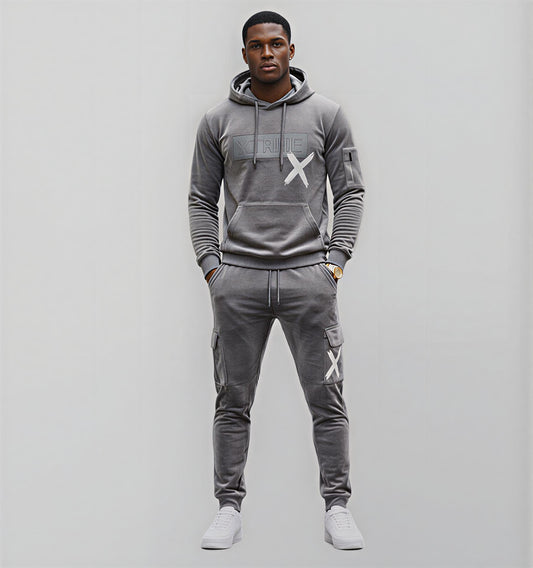 Velour Tracksuit – Dark Charcoal