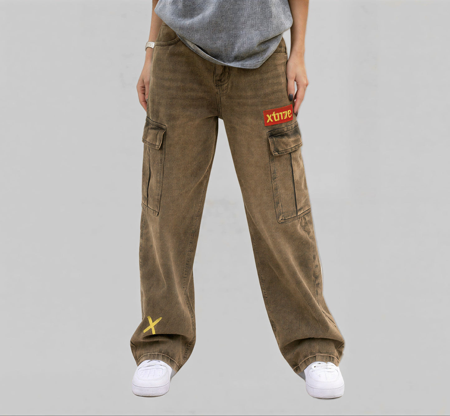 Authority Cargo Jeans – Brown