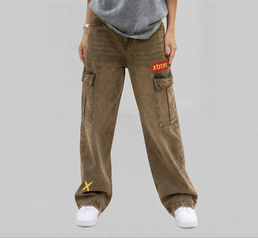 Authority Cargo Jeans – Brown