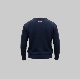XTRME Navy “Take The Risk” Knitted Sweater — Men’s Edition