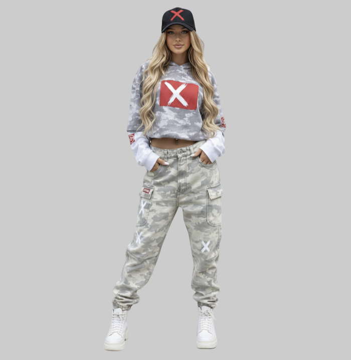 XTRME Rebel Crop Military Hoodie – Women’s Edition