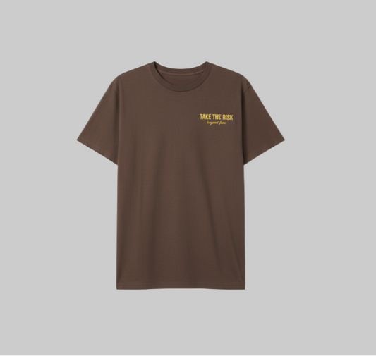 Take The Risk Tee – Brown