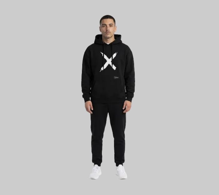 Brush X Hoodie – Black (Men)