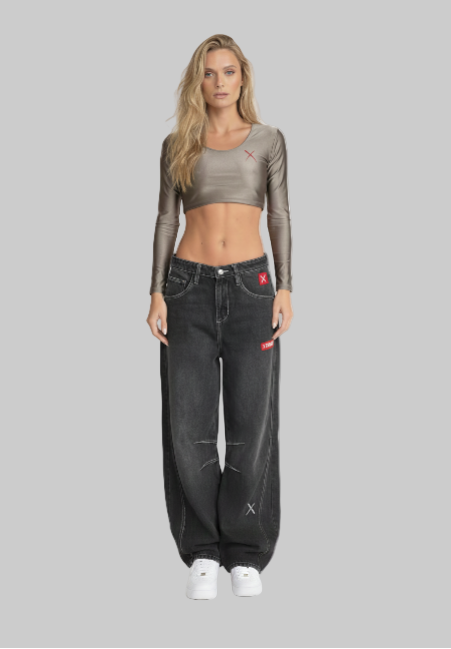 Wide-Leg Pants – Black