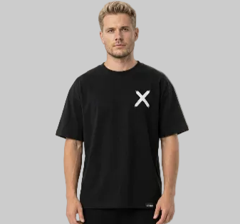 Brush X T-Shirt – Black (Men)
