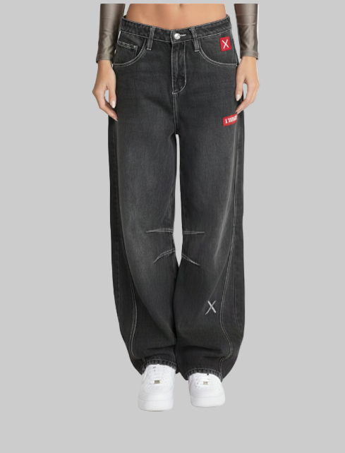 Wide-Leg Pants – Black