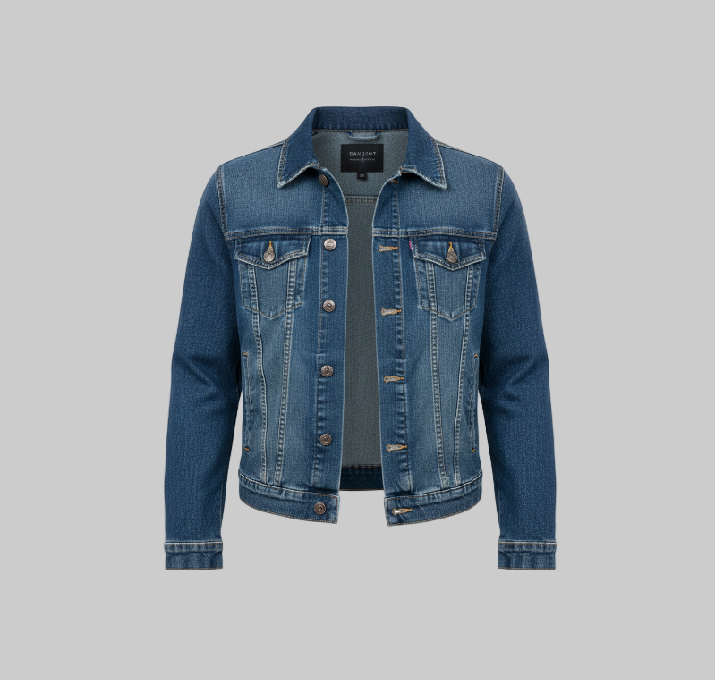 Authority Denim Jacket - Washed Black