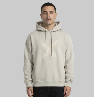 Brush X Hoodie – Beige (Men)