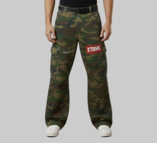 XTRME Military Green Cargo Pants — Men’s Edition