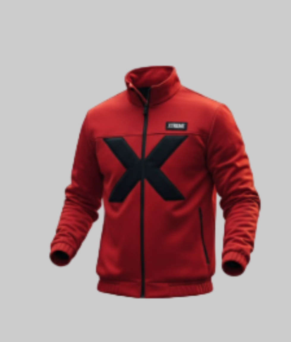 Urban biker hoodie-red