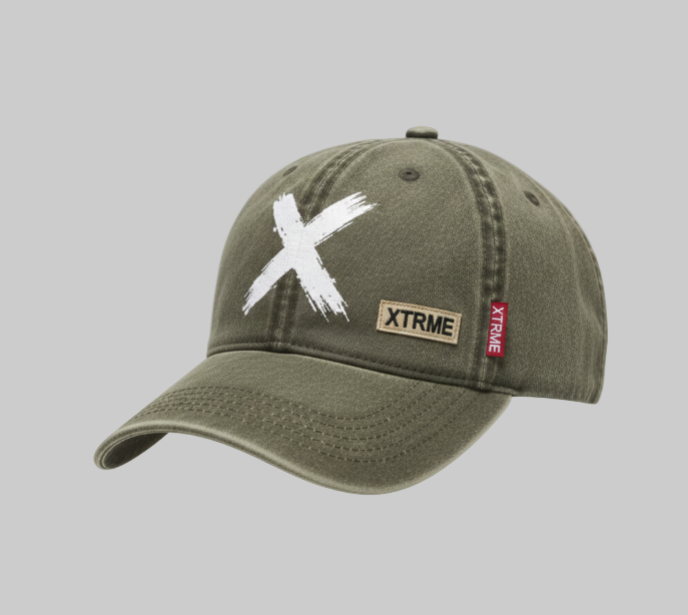 Denim Cap – Military Green