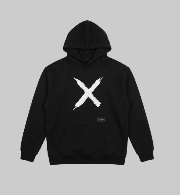 Brush X Hoodie – Black (Men)
