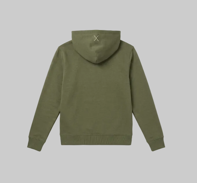 X Essential Hoodie – Military Green