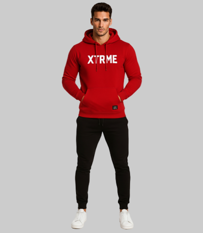 XTRME Red Hoodie — Core Edition