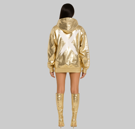 Hoodie Gold Chrome Era