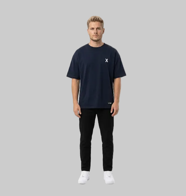 Mini X T-Shirt – Navy Blue (Men)