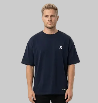 Mini X T-Shirt – Navy Blue (Men)