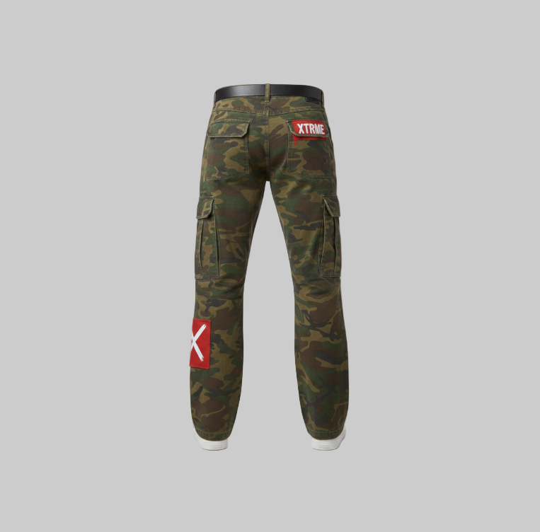 XTRME Military Green Cargo Pants — Men’s Edition