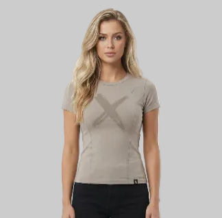 Brush X T-Shirt – Dust Mauve (Women)