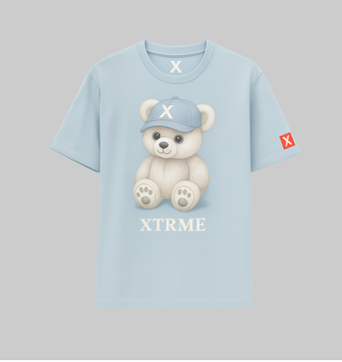 Bear X Tee – Sky Blue Edition