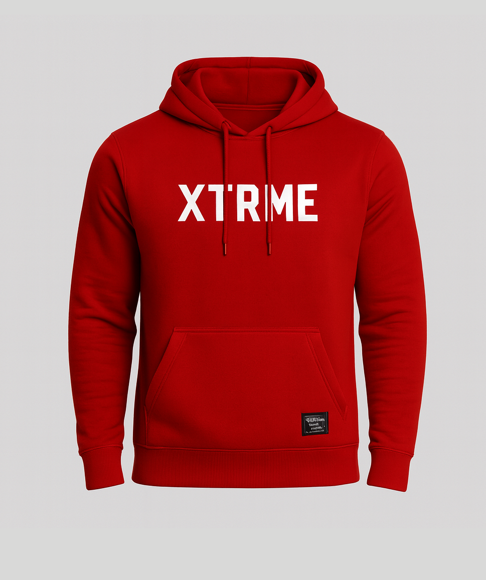 XTRME Red Hoodie — Core Edition