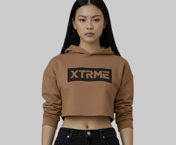 XTRME Camel Crop Hoodie — Women’s Edition
