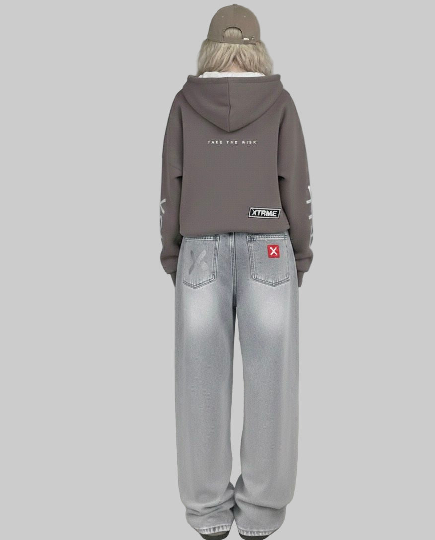 XTRME Light Grey Wide-Leg Shimmer X Pants — Women’s Edition