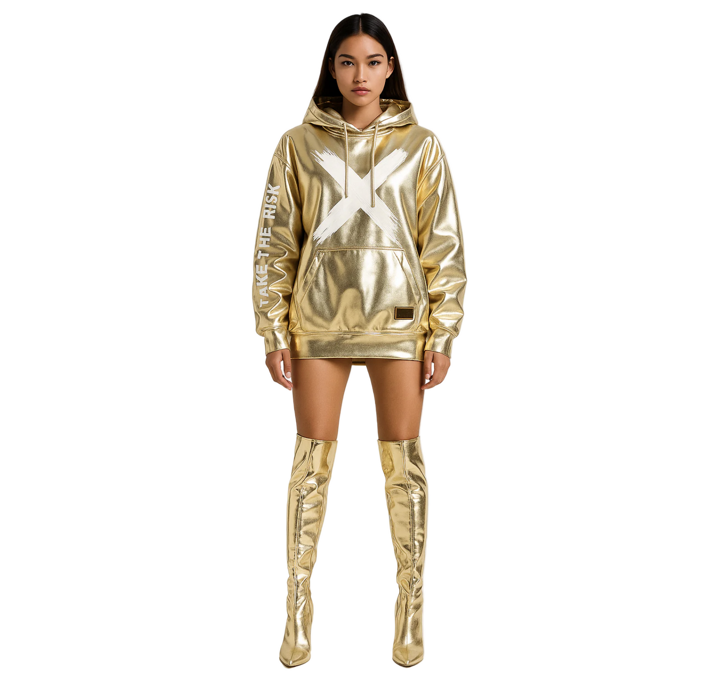 Hoodie Gold Chrome Era