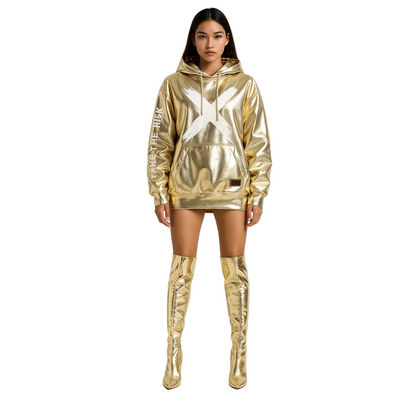 Hoodie Gold Chrome Era