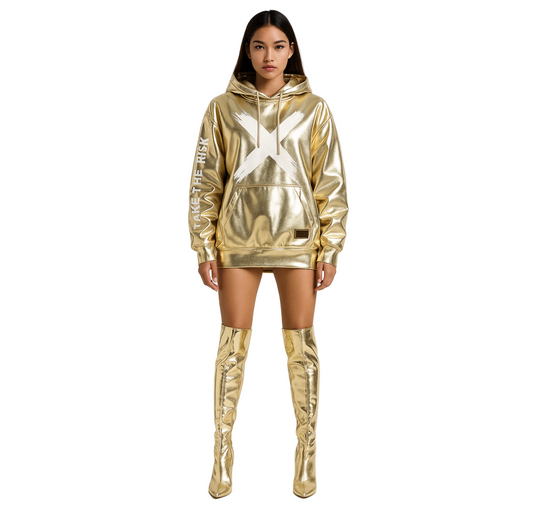 Hoodie Gold Chrome Era