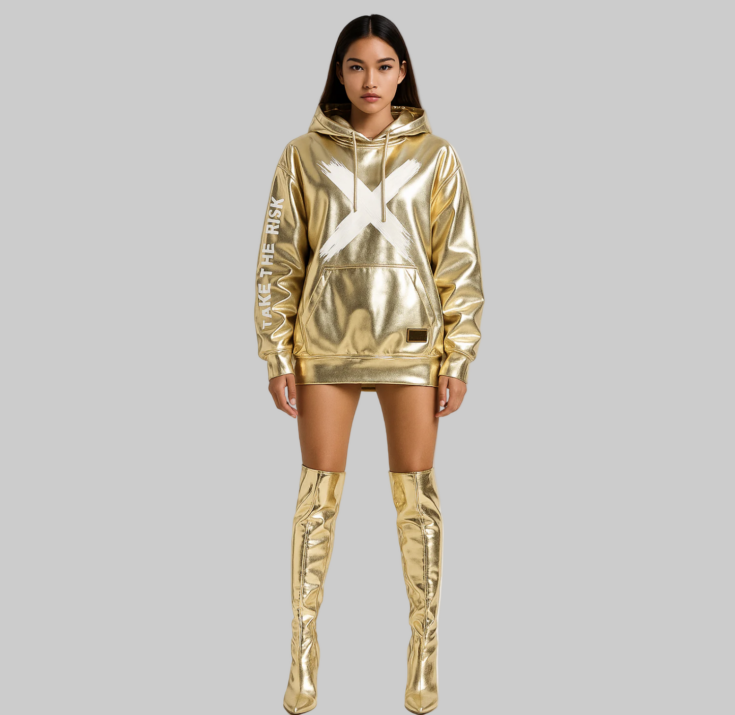 Hoodie Gold Chrome Era