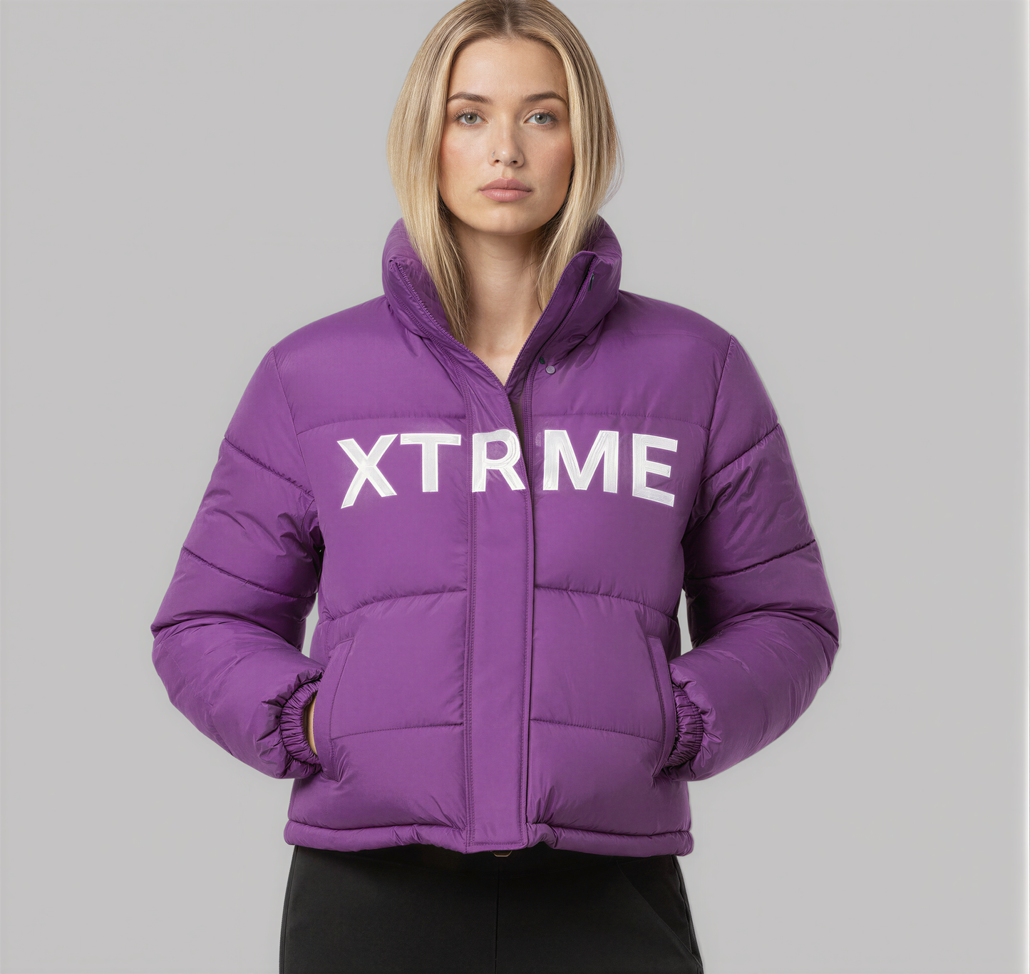 Puffer Jacket - Purple