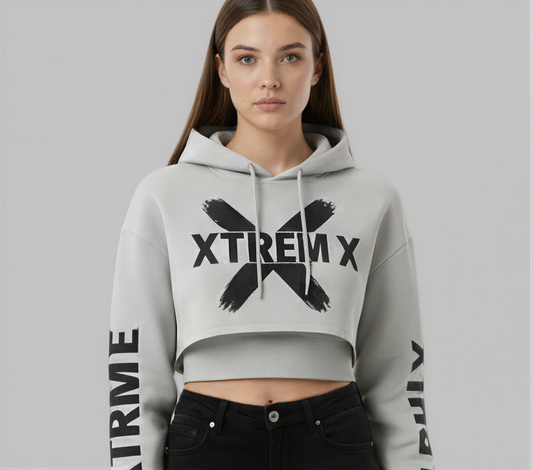 Hoodie Crop top Midnight Future
