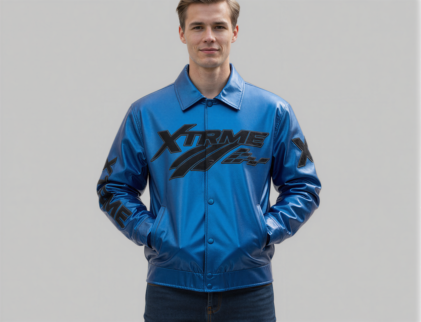 Racer Jacket – Royal Blue