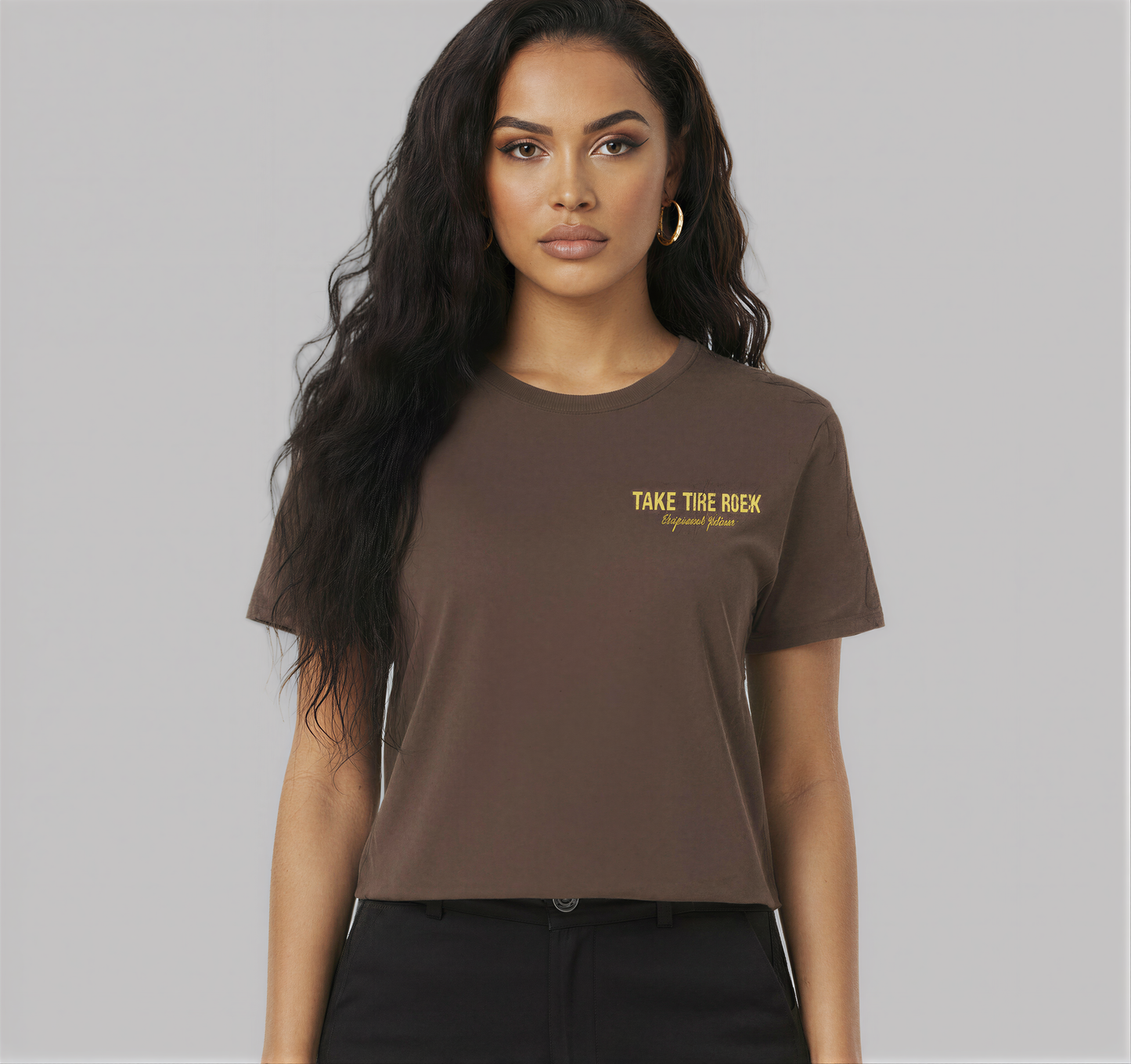 Take The Risk Tee – Brown