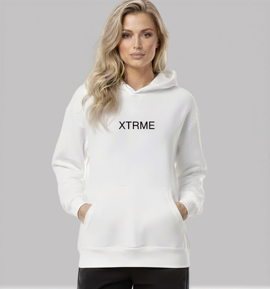 Signature Brushstroke X Hoodie – White