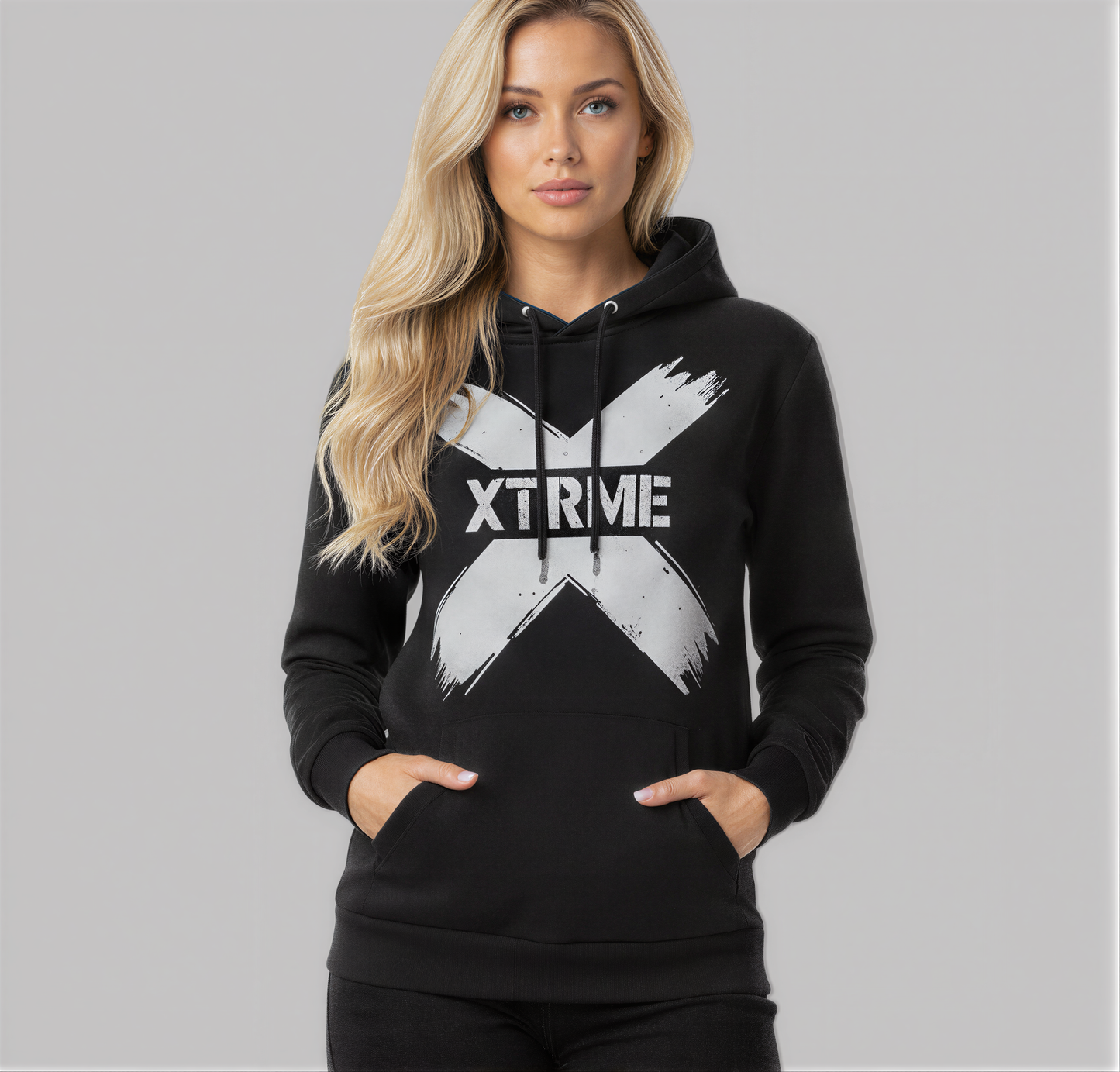 Brush X Hoodie – BLACK