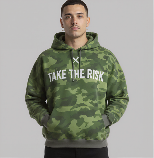 Take The Risk Hoodie – Camo