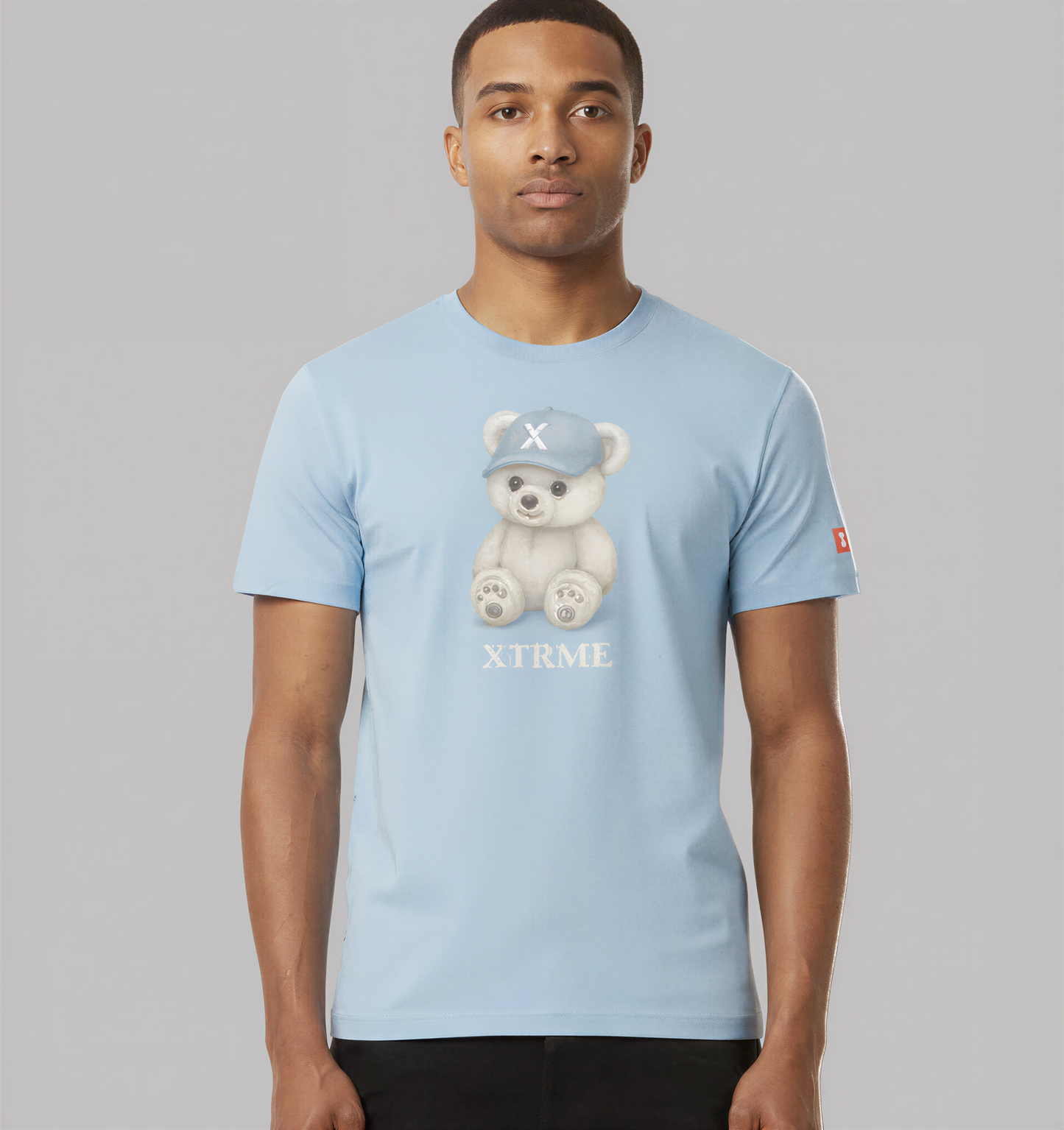 Bear X Tee – Sky Blue Edition