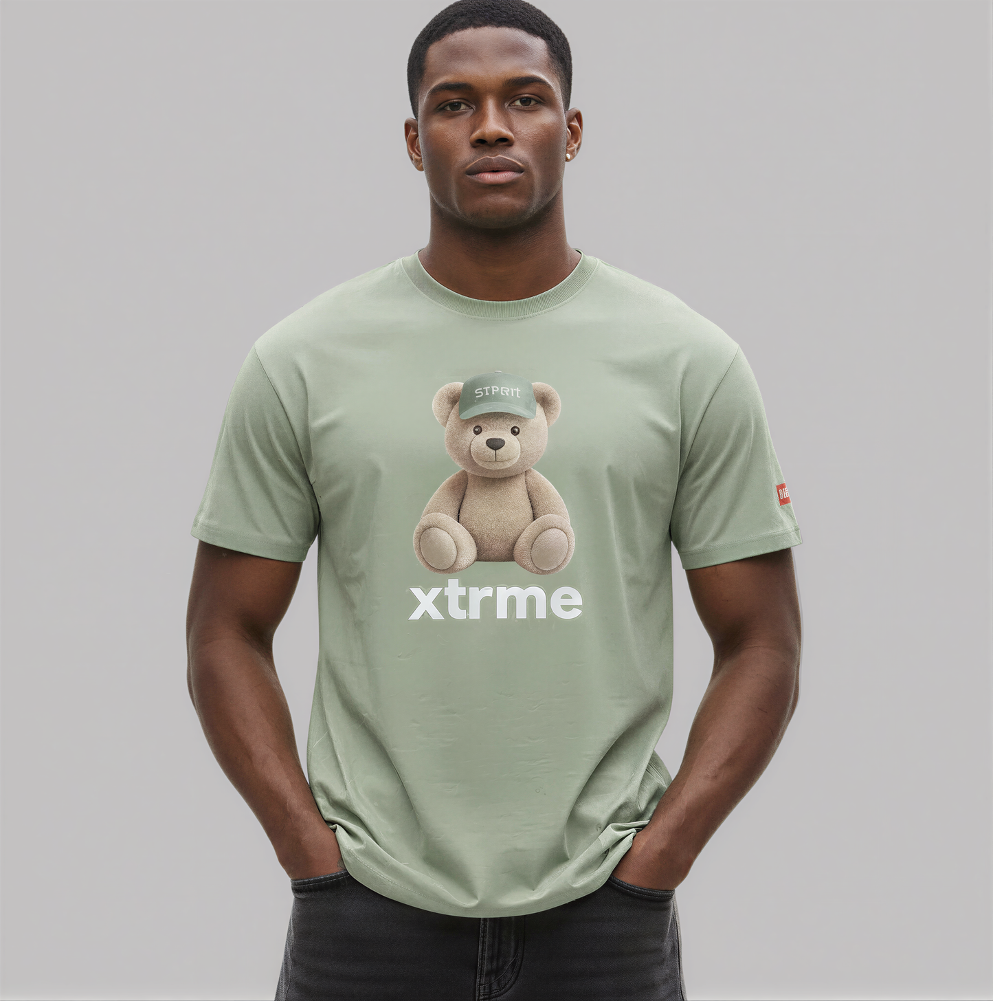 Bear Tee – Olive