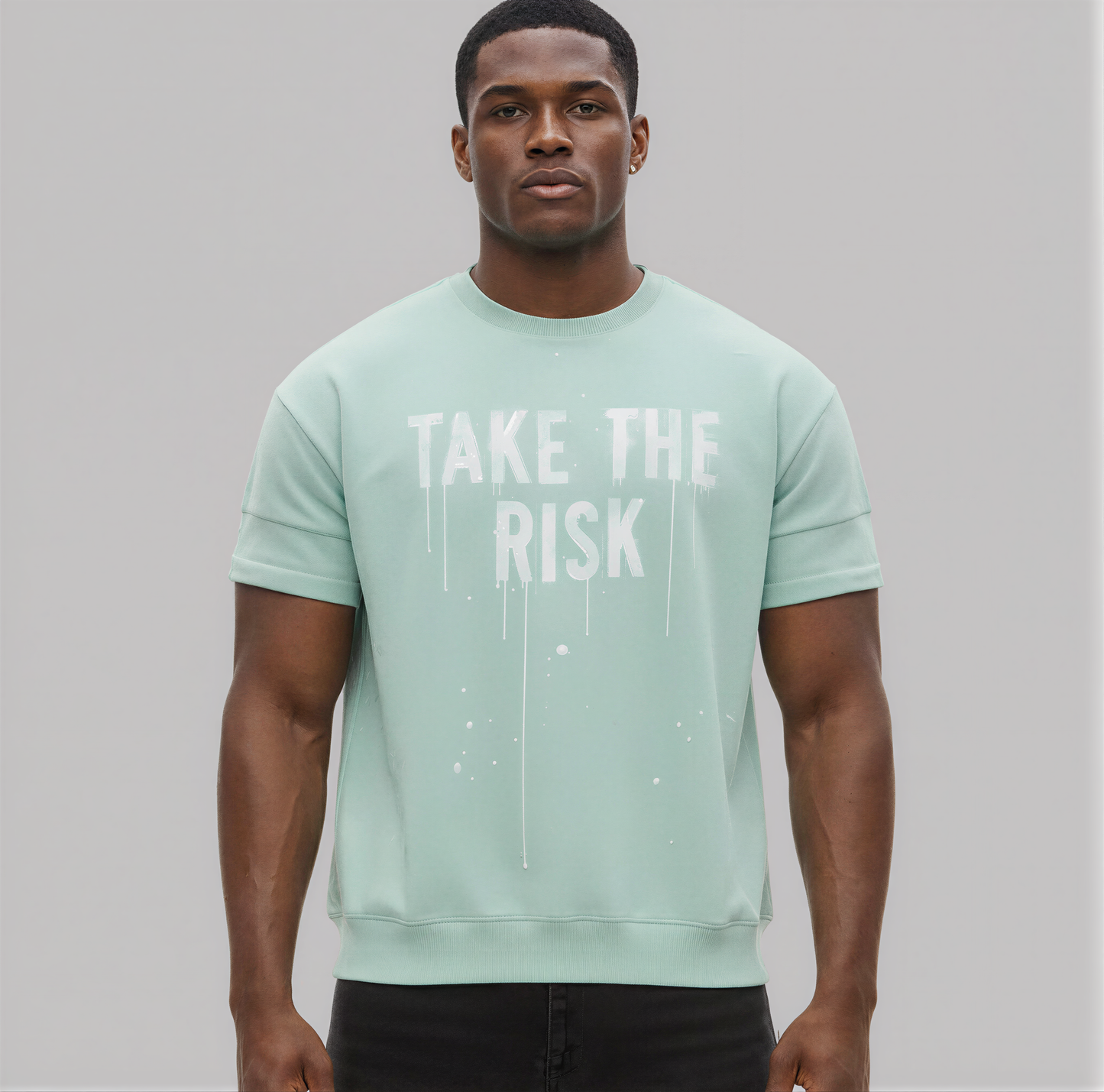 Take The Risk Tee - Mint