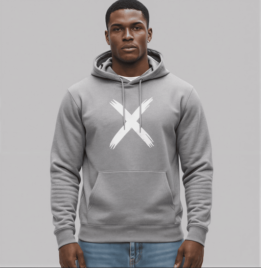 Silver Mark Grey Hoodie