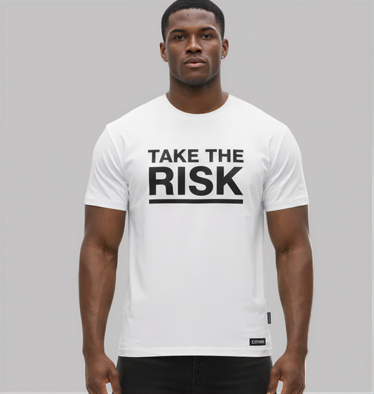 Take The Risk Tee - White