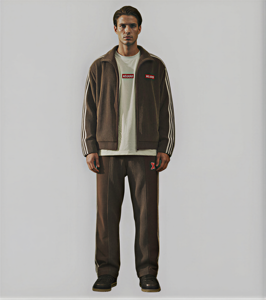 Corduroy Athleisure Set – Brown