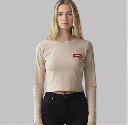 Soft-Blush Crop Top – Blush