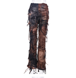 Tie-Dye Tassel Beggar American Pants