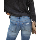 High Waist Stretch Jeans - The Woman Concept